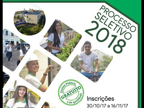 Proceso seletivo IFPA 2018 - Resumo em libras