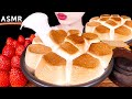 ASMR MUKBANG NUTELLA S MORES DIP STRAWBERRY CHOCOLATE 누텔라 스모어딥 딸기 초콜릿 마시