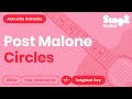 Circles Karaoke | Post Malone (Acoustic Karaoke)