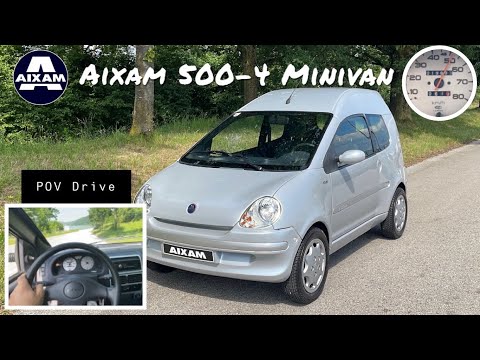 Aixam 500-4 Minivan 2005 -POV Drive Highspeed Walkaround