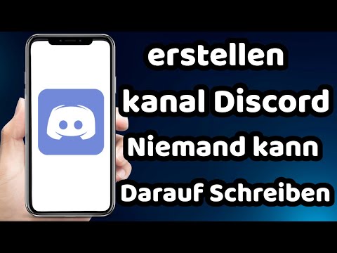 wie macht man ein kanal auf Discord und niemand kann darauf Schreiben