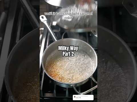 Milky Way Tutorial Part 2! #chocolatebar #caramel