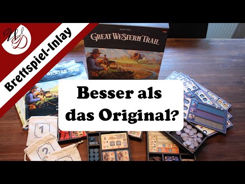 Brettspiel-Inlay für Great Western Trail 2. Edition