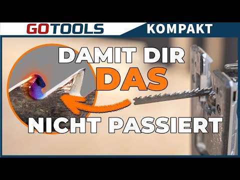UNTERSCHIEDE Stichsägeblätter zu BOSCH EXPERT, Pendelhub und ein Trick zum fransenfrei sägen!