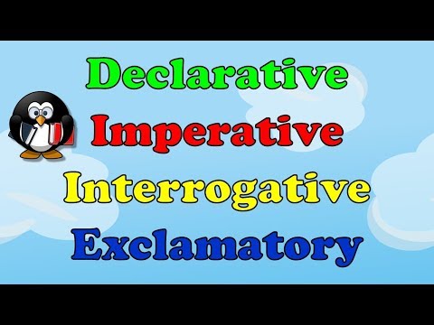 The Four Types of Sentences Song | 4 Types of Sentences for Kids | Silly School Songs