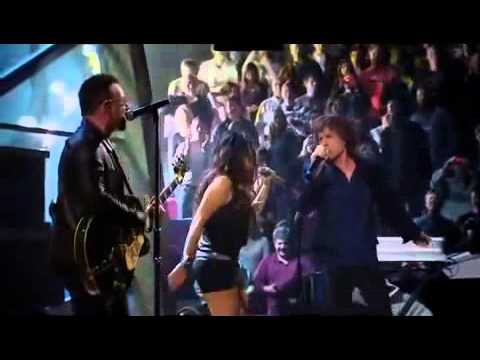 Mick Jagger and U2