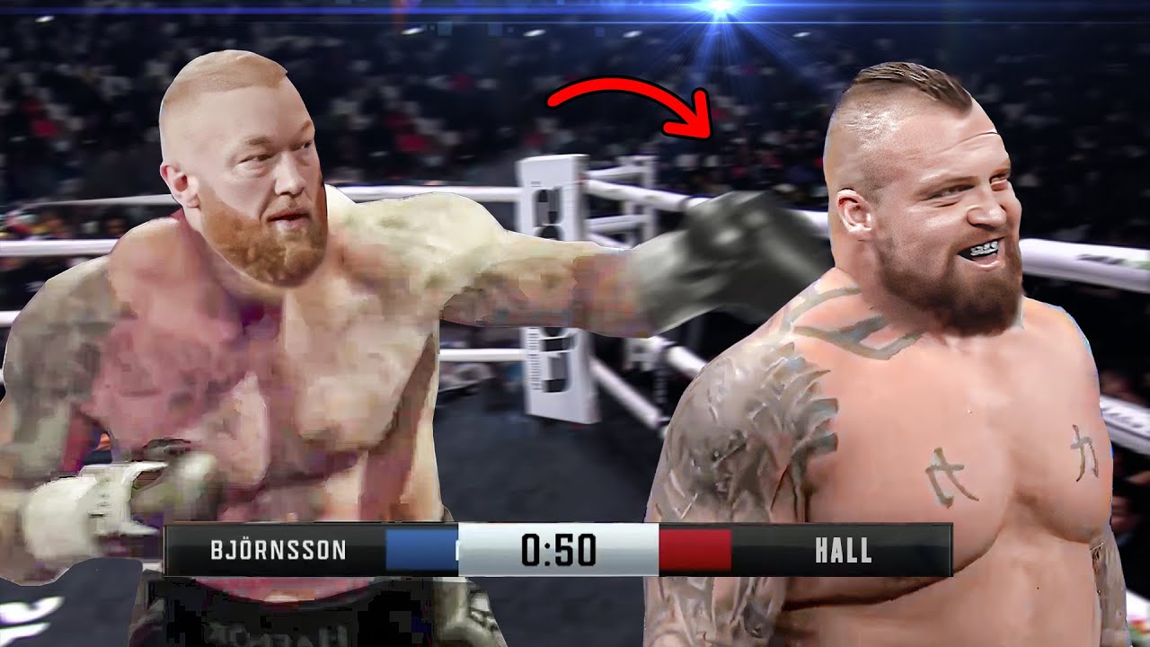 The Strongest Man in the World Smashes Pro Fighters! Thor Bjornsson…