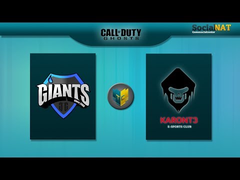 Giants VS Karont3: 7 Jornada SocialNAT Pro League 2014 COD