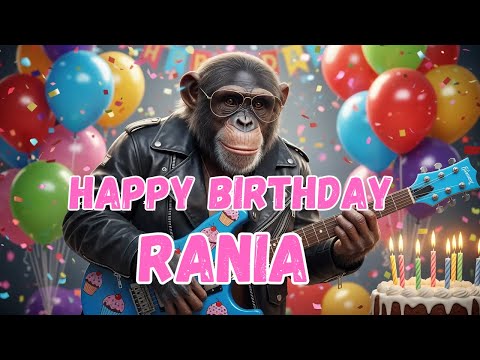 RANIA Happy Birthday Song - Happy Birthday to Rania