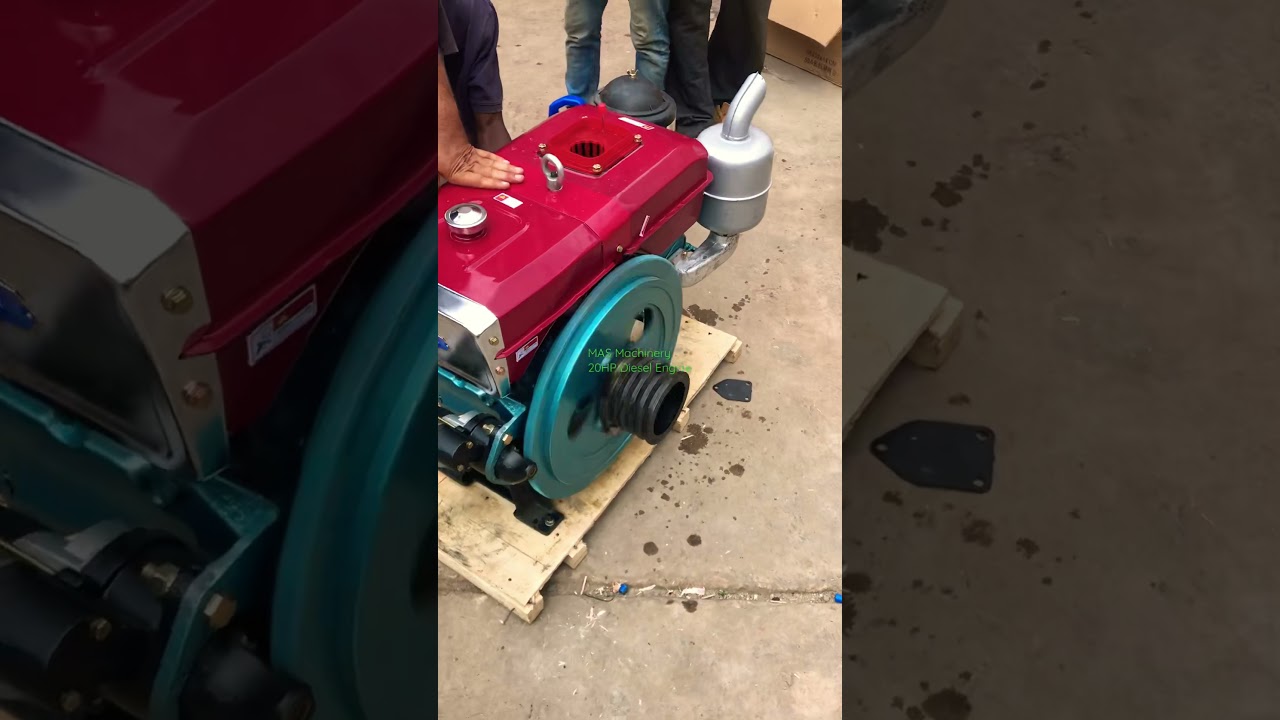 CM 15HP ZS1100 and 20HP ZS1110 Single Stroke Water-Cooled Diesel Engine . MAS Machinery