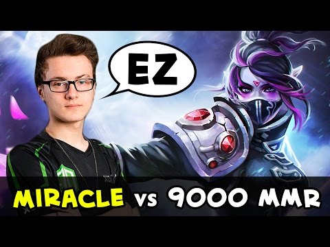 Miracle vs 9000 MMR mid — Templar Assassin vs Alohadance