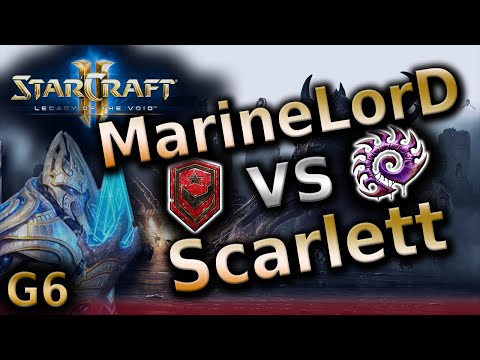 SC2 LotV - MarineLorD vs Scarlett - TvZ G6 - スタークラフト2プロトーナメント戦 (SC2 LotV - MarineLorD vs Scarlett - TvZ G6 - Starcraft 2 Pro Tournament game)