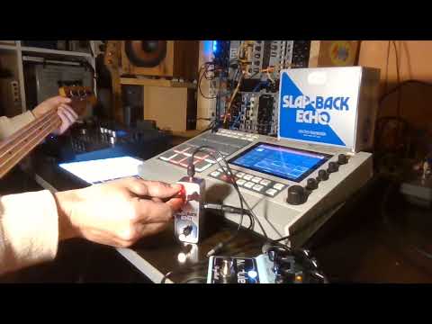 EHX Slap-Back Echo has great saturation for drums