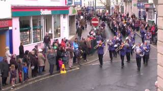 preview picture of video 'Tiverton Parade & Wreath Laying on Remembrance Sunday 2010'