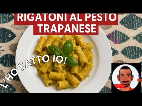 Fai questa pasta a Natale rigatoni con pesto alla Trapanese!!!