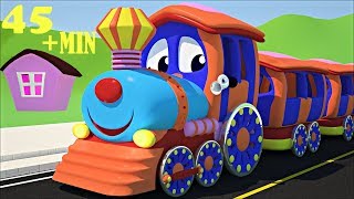 WHEELS ON THE TRAIN GO ROUND AND ROUND NURSERY RHYME PLUS MANY MORE KIDS SONGS FROM SMARTBABYSONGS