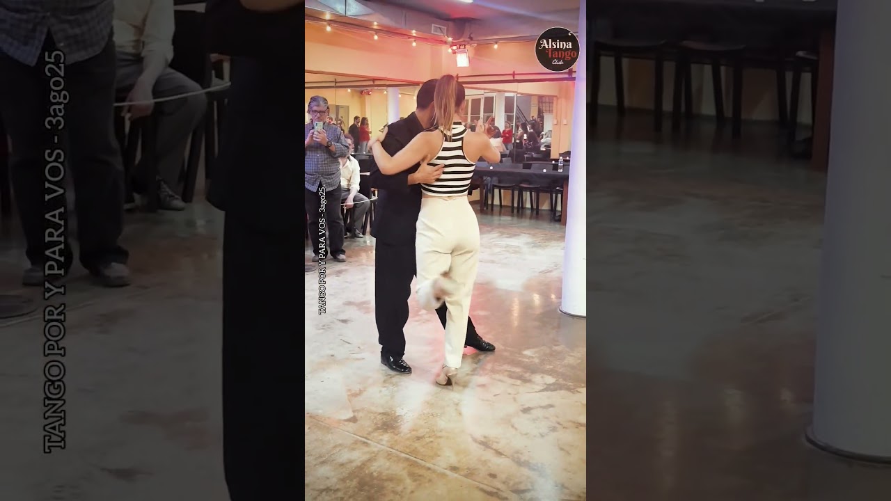 Elise Barbot y Roque Bravo. Lluvia de abril (Calo) Alsina Tango club 3ago25