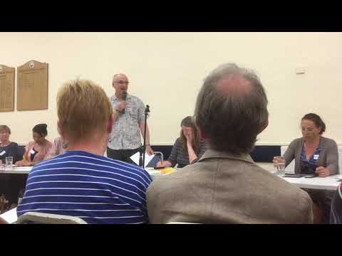 Portishead Town Council ChairmanCllr Paul Gardner Chairing First Town Council Meeting after Election