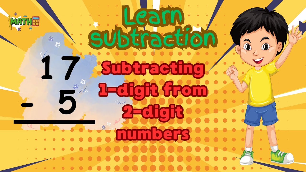 Subtracting 1-digit from 2-digit numbers without Regrouping | Easy Subtraction Tips