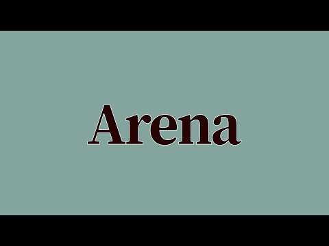 Arena Meaning and Definition