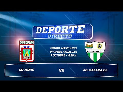 Fútbol "Primera Andaluza" C.D. Mijas vs Malaka C.F. desde el Antonio Márquez. Sábado 7 a las 16:50.