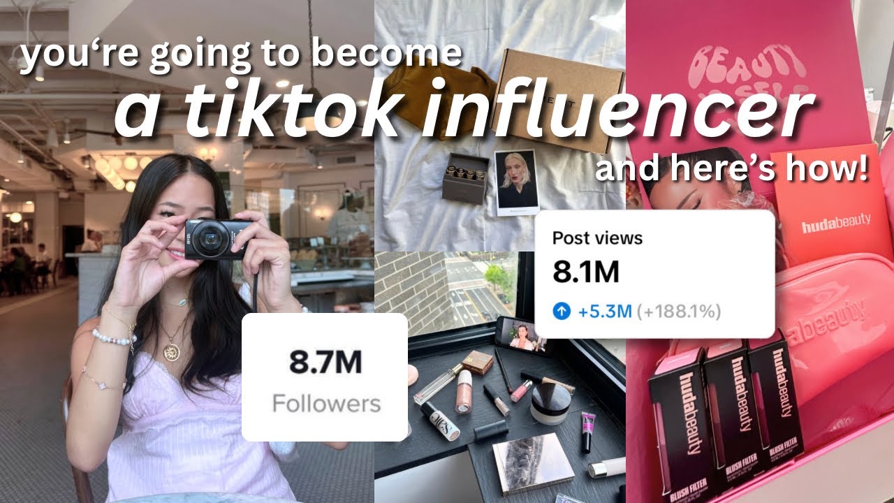 how to become a *famous* tiktok influencer | (pr, getting started, video ideas)