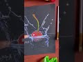 Painting On Black Paper Water Colour Painting ️ Shorts Art Transition