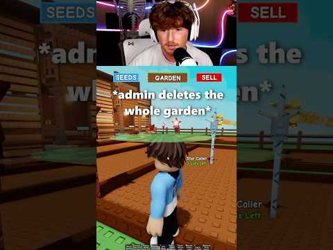 Grow a Garden Admin DELETES MY WHOLE GARDEN