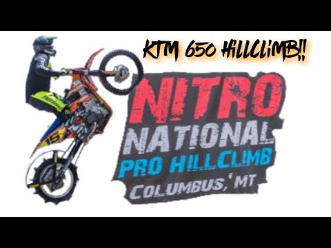KTM 650 nitrous Columbus hillclimb Nitro National main event!