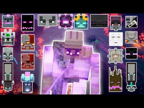 ENCHANTED IRON GOLEM VS ALL BOSSES (UPDATED) | MINECRAFT DUNGEONS