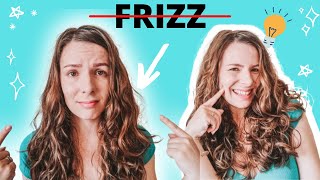 13 Reasons why your hair is frizzy and how to fix it // Wavy and curly frizzy hair care