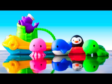 Learn Sea Animals Names for Kids: Learning Video & Toys For Kids