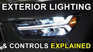 Volvo XC40 (2019-2024): Exterior Lighting And Controls Explained!