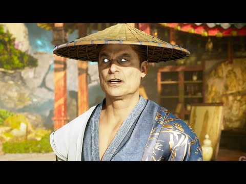 Mortal Kombat 1 Old Raiden Returns Scene MK1 (2023)
