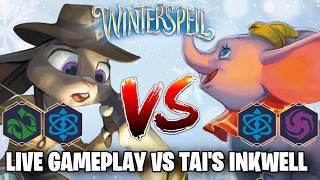 DETECTIVES ON THE CASE! |  Lorcana Winterspell Gameplay | Detective Discard Vs Blurple