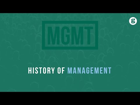 History of Management
