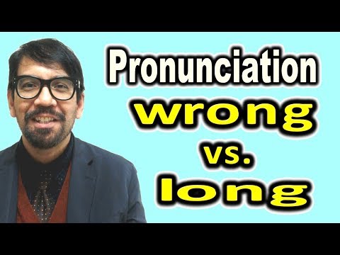How to Pronounce WRONG vs. LONG [ ForB English Lesson ]