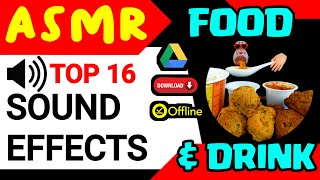 Download lagu TOP 16 ASMR FOOD AND DRINK SOUND EFFECTS WITH OFFLINE DOWNLOAD LINK / V4 mp3
