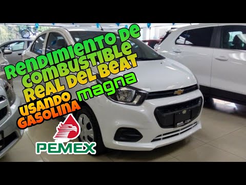 Cuantos km da el Chevrolet beat x litro de gasolina