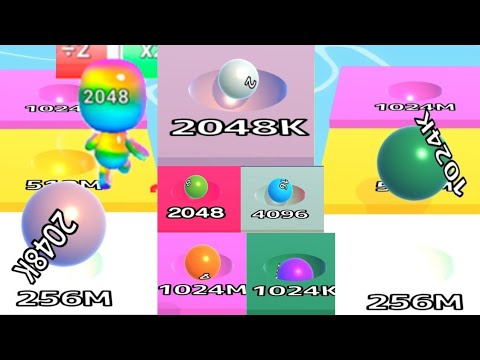 2048 | ball run 2048 ball run Infinity Ball Run Infinity vs Man Runner 2048 #cutiepie22yt