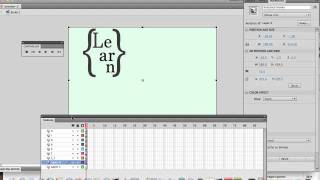 Moving from Photoshop to Flash- Creating an animated logo