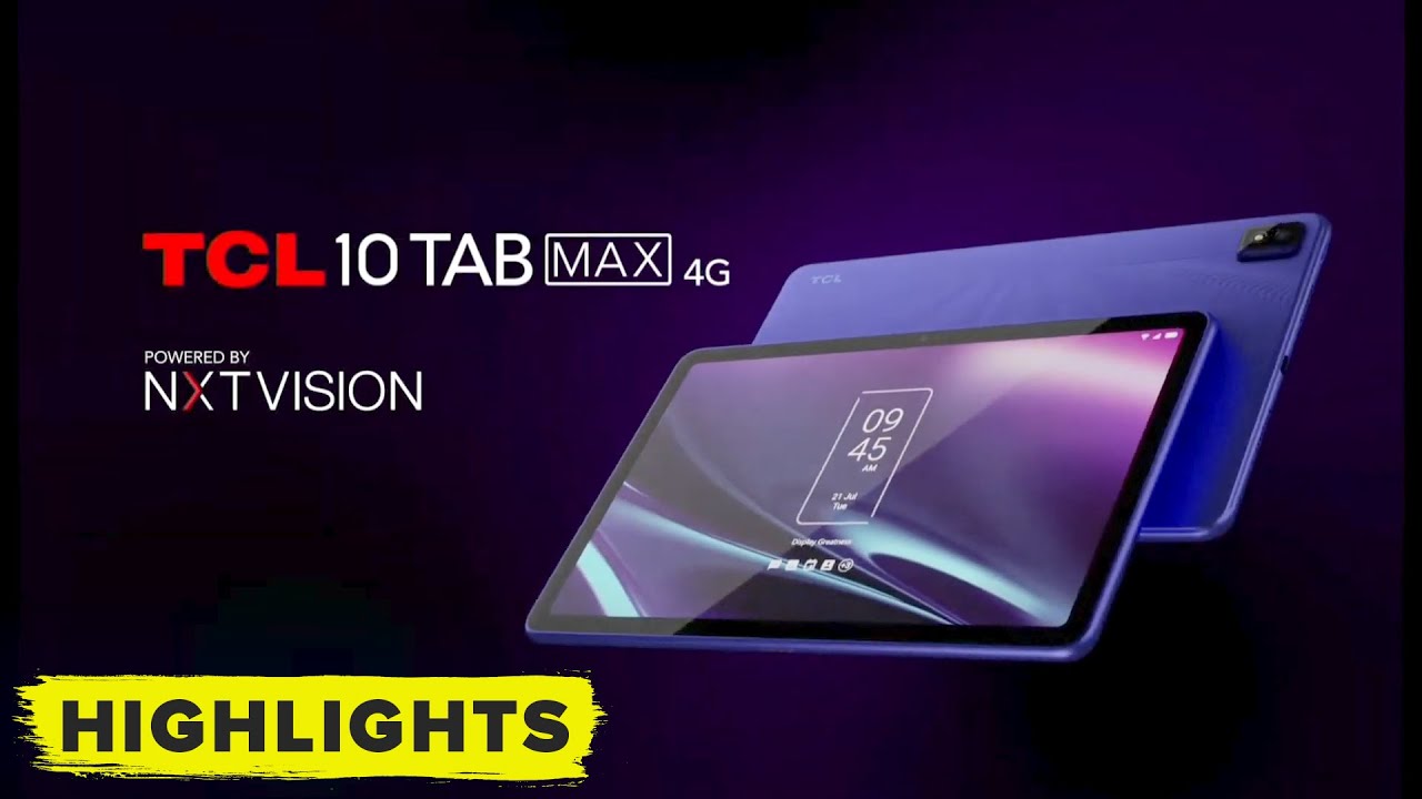 TCL Tab 10 Max and Tab 10 Mid tablets at IFA 2020
