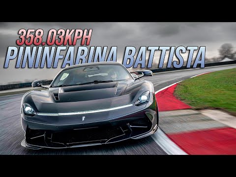 358.03kph in a Pininfarina Battista - How we set multiple