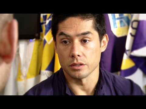 Jason Krog inför HV71-Frölunda