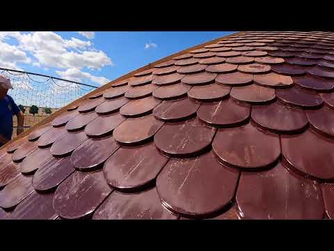 Kehle 11. Teil - Fläche decken und Grat ausspitzen - Biberdach Langenreichenbach