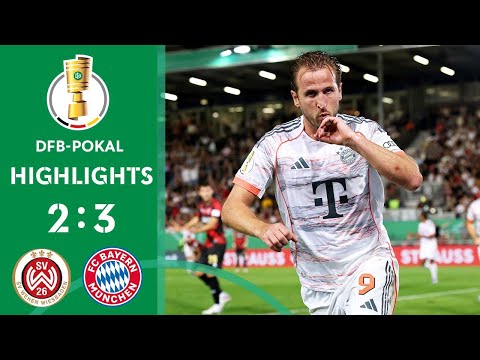 90.+4: Kane rettet den FC Bayern spät! | Wehen Wiesbaden - FC Bayern 2:3 | Highlights | DFB-Pokal