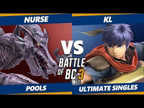 Smash Ultimate Tournament - Nurse (Ridley, Richter) Vs. KL (Ike) BoBC3 SSBU Pools