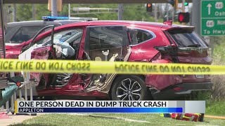 Driver killed in Appleton accident involving detached dump truck