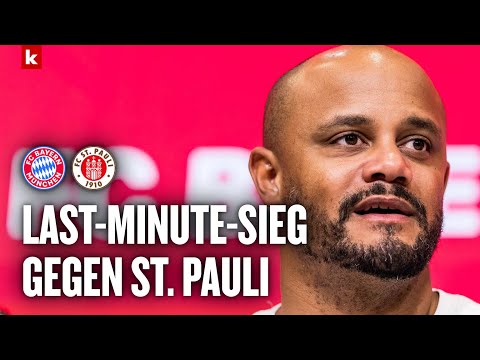 "Letzte Woche 6:2 gewonnen": Kompany widerspricht Vorwurf der "müden Bayern"| Bayern - St. Pauli 3:1