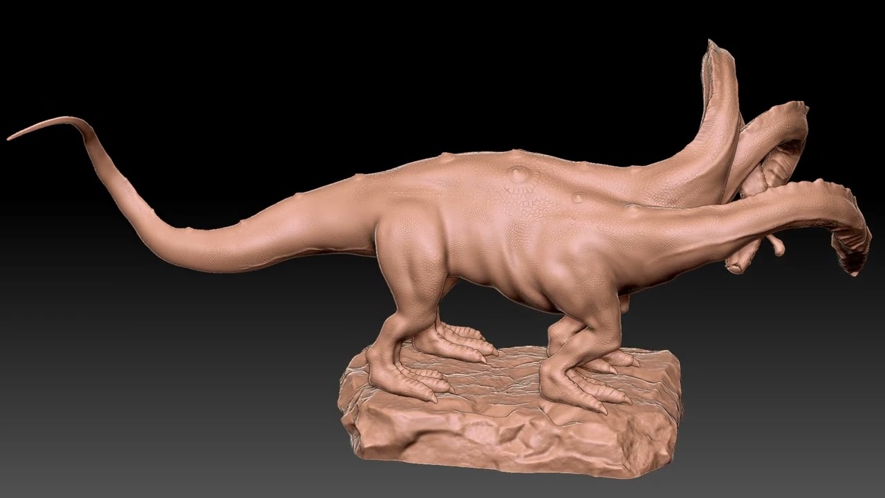 Hydra playing fetch 3D Model